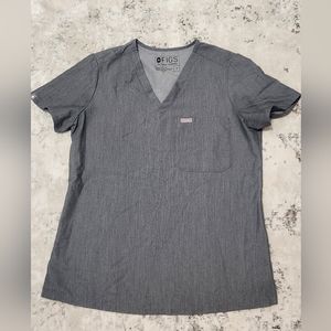 FIGS Scrub Top Technical Collection Gray